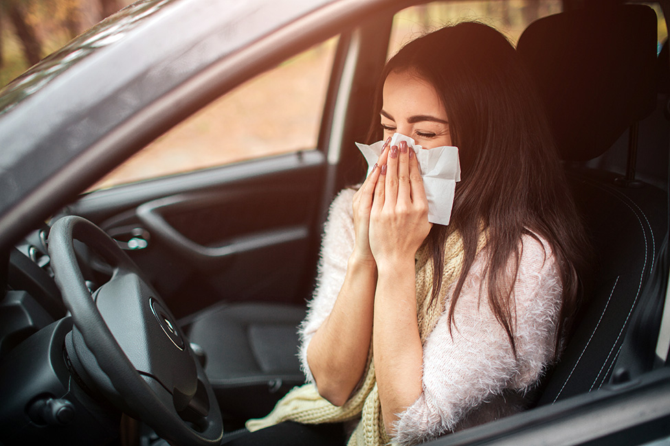 Vermeiden Sie Verkehrsunfälle aufgrund von Allergien